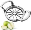 Apple Slicer, 12-Blade Stainless Steel Apple Cutter, Sturdy and Sharp