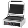Commercial Panini Grill, 1800W Electric Sandwich Panini Maker, Stainless Steel Sandwichs Press Grill with Handle and Temp Control