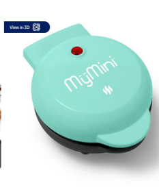 MyMini Waffle Maker, Teal