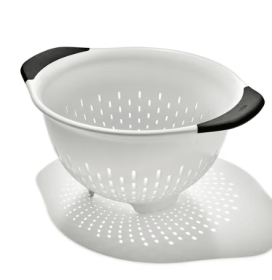 OXO Softworks 3 qt./2.8 L Plastic Colander, White