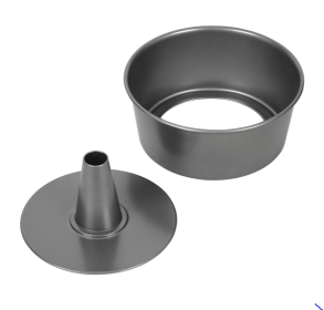 Wilton Bake it Better Steel Non-Stick Angel Food Cake Pan, 9.5 x 4-inch