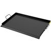 VEVOR Carbon Steel Griddle, 16" x 24" Griddle Flat Top Plate, Griddle for BBQ Charcoal/Gas Gril with 2 Handles