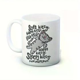 Hot Selling 1pc 11 oz Soft Cat Warmer Kitty Fur Ballmic Coffee Mug
