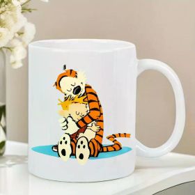 Calvin And Herbers Ceramic Coffee Cup, Durable And Reusable, Bowl Maker Safe, Suitable for Hot And Cold Drinks,