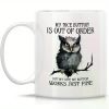 1pc, 11Oz, Ceramic Coffee Cups, Fun Owl Coffee Cups, Water Cups, Summer And Winter Beverage Utensils, Gifts for Owl