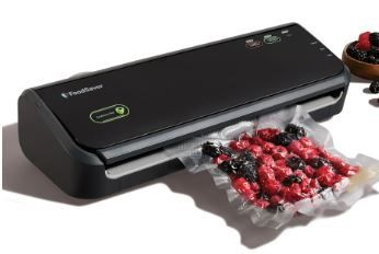 FoodSaver Vacuum Sealer Starter System, Black, Accessories and Bags Included