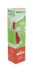 FoodSaver Heat Seal 11 in. Vacuum Sealer Roll, 11" x 12', Clear, 1-Pack