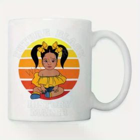 Future Black History Maker Juneteenth HBCU Afro Ceramic Coffee Mug 11oz – Celebrate Black Culture & Heritage with