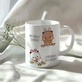 Cute Bubu & Dudu Ceramic Mug – Microwave Safe,