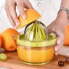 Manual Lemon Squeezer with Built-in Measuring Cup
