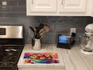 NEW Colorful Apples Glass Cutting Board Decorative Tempered Glass Kitchen Cutting and Serving Board Large Size Chopping Board