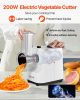 VEVOR Electric Cheese Grater Salad Maker, 200W Salad Shooter, Electric Vegetable Slicer Shredder Chopper for Fruits with 5 Attachments