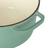 5-Quart Enameled Cast Iron Dutch Oven Pot with Lid, Green
