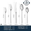Silverware Set 20 Piece Flatware Cutlery Set Stainless Steel