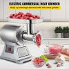 VEVOR Commercial Meat Grinder,550LB/h 1100W Electric Meat Grinder, 220 RPM Heavy Duty Stainless Steel Industrial Meat Mincer w/2 Blades