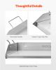 18x16 in Flat Top Griddle Stainless Steel Universal BBQ Grill Pan Cookware