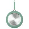 12-inch Ceramic Nonstick Aluminum Fry Pan, Green