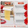 IAGREEA Pasta Maker Attachment 3 in 1 for KitchenAid Stand Mixers IncludedPasta Sheet Roller, Spaghetti Cutter, Fettuccine Cutter Maker