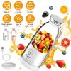 2-in-1 16.9OZ Portable Fruit Blender Electric Rechargeable Juice Cup for Shakes Smoothies Juice Personal Fruit Mixer with 6 Blades