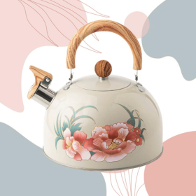 PSH197A3LW -Gas stove whistle electric kettle with 8-10 minute boiling time. 3.0L model compatible with induction, ceramic, gas (PSH197A3LW: PSHDSH197A3L)