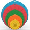 5pcs Silicone Fresh-keeping Cover; Microwave Oven Heating Cover; Food Dust-proof Splash-proof Bowl Cover Set; Kitchen Supplies