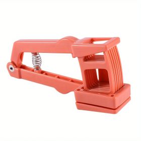 1pc, Easy-to-Use Garlic Cutter and Press - Perfect for Slicing and Squeezing Garlic and Ginger (Color: orange)