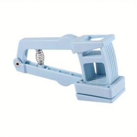 1pc, Easy-to-Use Garlic Cutter and Press - Perfect for Slicing and Squeezing Garlic and Ginger (Color: Blue)