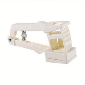 1pc, Easy-to-Use Garlic Cutter and Press - Perfect for Slicing and Squeezing Garlic and Ginger (Color: White)