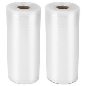 2 Rolls of Vacuum Sealer Bags Vacuum Storage Bag (size: L)