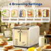 W1134P237561  2 chip Toaster 1.5-inch super wide slot 6 Browning settings and 3 features (thaw / reheat / cancel) SUS304 Ultra wide slot and removable