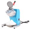 VEVOR Ice Crushers Machine, 220lbs Per Hour Electric Snow Cone Maker with 4 Blades, Stainless Steel Shaved Ice Machine with Cover and Bowl