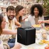 Portable Countertop Ice Maker with Ice Scoop, 9 Bullet Ice in 6 Mins, 24.5lbs/24H, Self-Cleaning, Handle, for Outdoor Cooking, BBQ, Camping