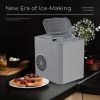 Portable Countertop Ice Maker with Ice Scoop, 9 Bullet Ice in 6 Mins, 24.5lbs/24H, Self-Cleaning, Handle, for Outdoor Cooking, BBQ, Camping