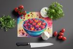 NEW Colorful Cherries Glass Cutting Board Decorative Tempered Glass Kitchen Cutting and Serving Board Large Size Chopping Board