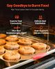 Baking Pan Set 10-Piece Nonstick Carbon Steel Bakeware Set with Silicone Handle