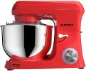 Stand Mixer,Stainless Steel Mixer 6.5-QT, kitchen Mixer 6-Speeds Tilt-Head Food Mixer with Dough Hook, Wire Whip & Flat Beater
