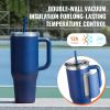 Vacuum Mug 40oz Insulated Coffee Cup with Handheld