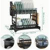 Kitchen Dish Drying Rack – Large Capacity with Drain Board